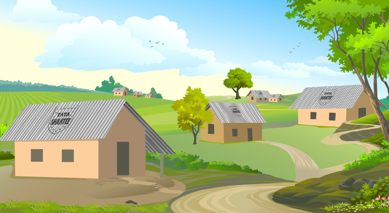 Application of of GC Sheets in Rural Agriculture and Infrastructure - Tata Shaktee